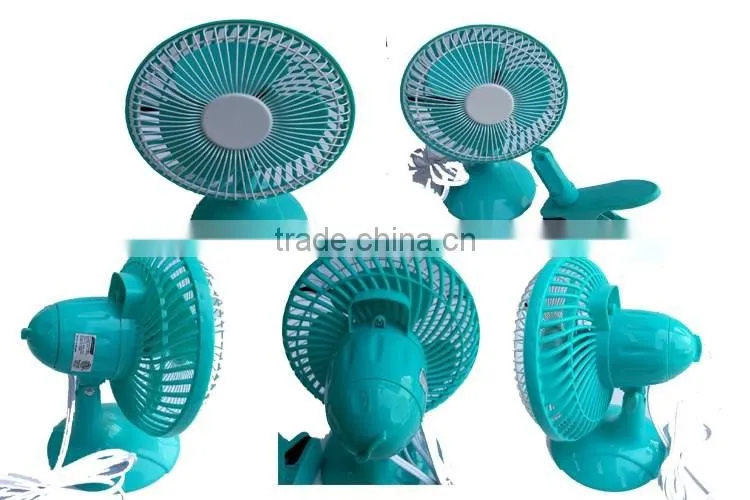 Different color mini electric fan 6'' desk fan mini fan