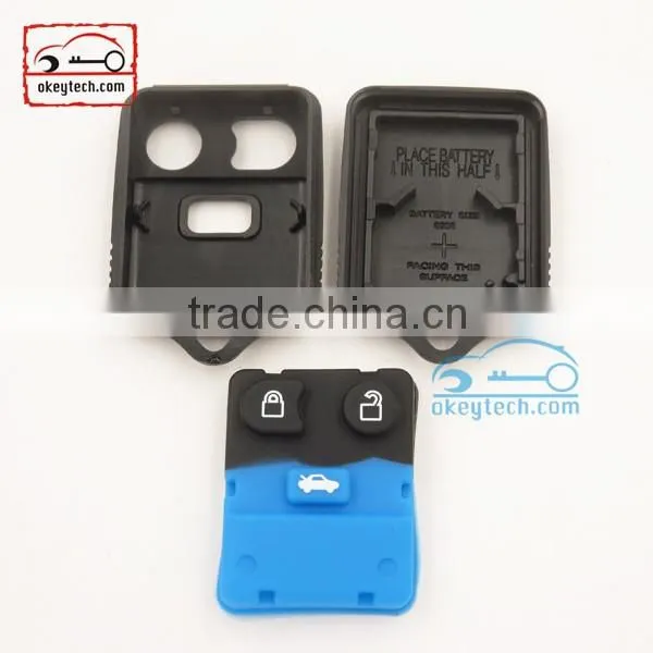 High Quatity ford remote key shell color key blanks custom fobs ford 3 buttons car remote key shell replace
