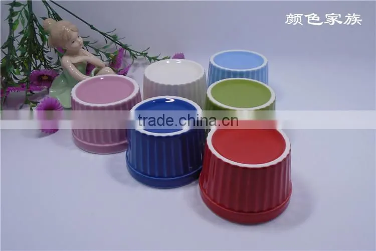 Cheap colorful mini cearmic baking cup