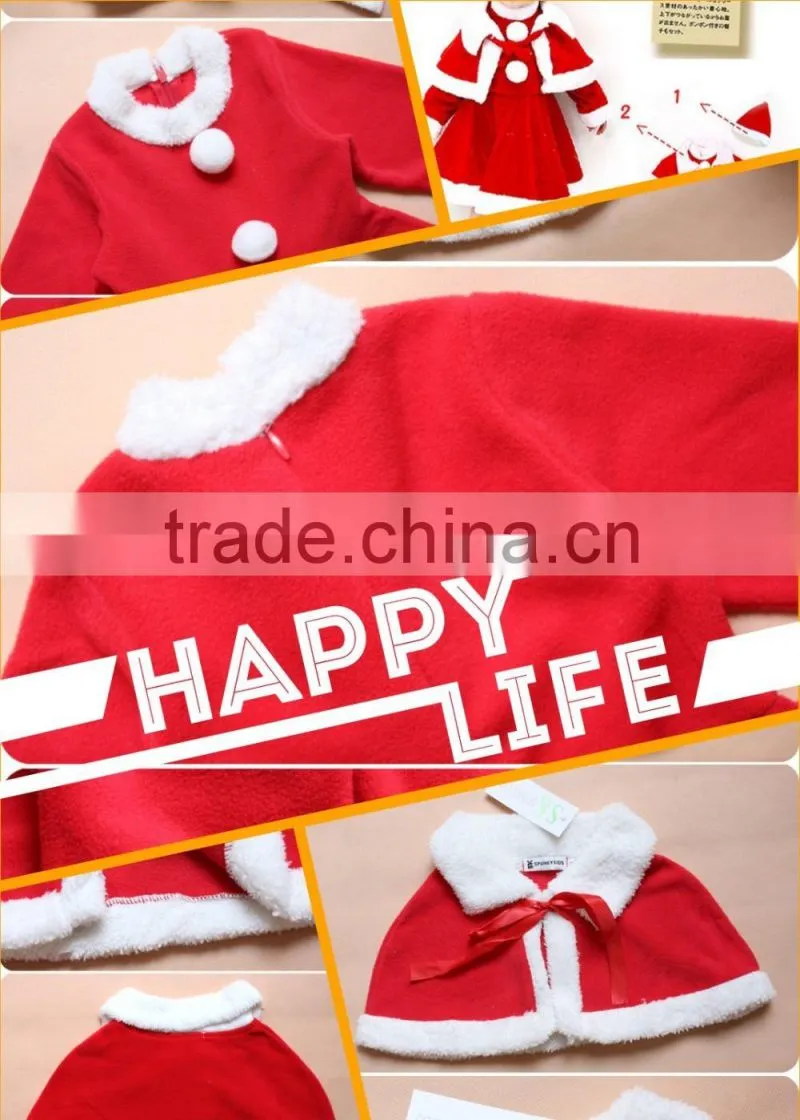 girls winter fall dresses very cute red baby girls christmas outfits with hat