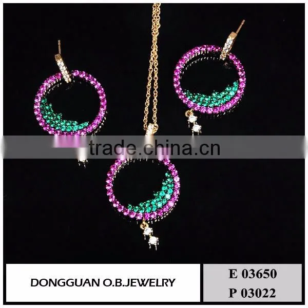 2016 The new Silver Wedding designs Fashion imitation jewelry set