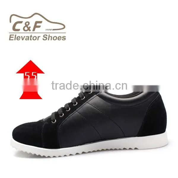 height increasing black color sneakers shoes