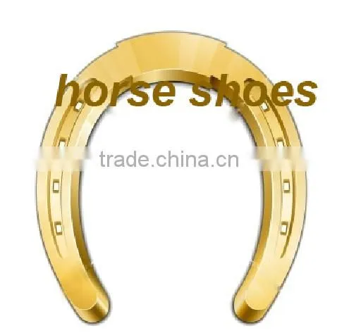 factory direct sales top quality customized gift golden horse shoe