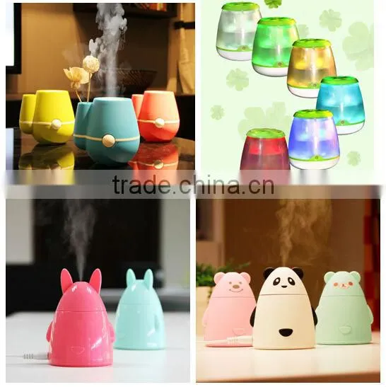 Hot sale led night light aroma humidifier