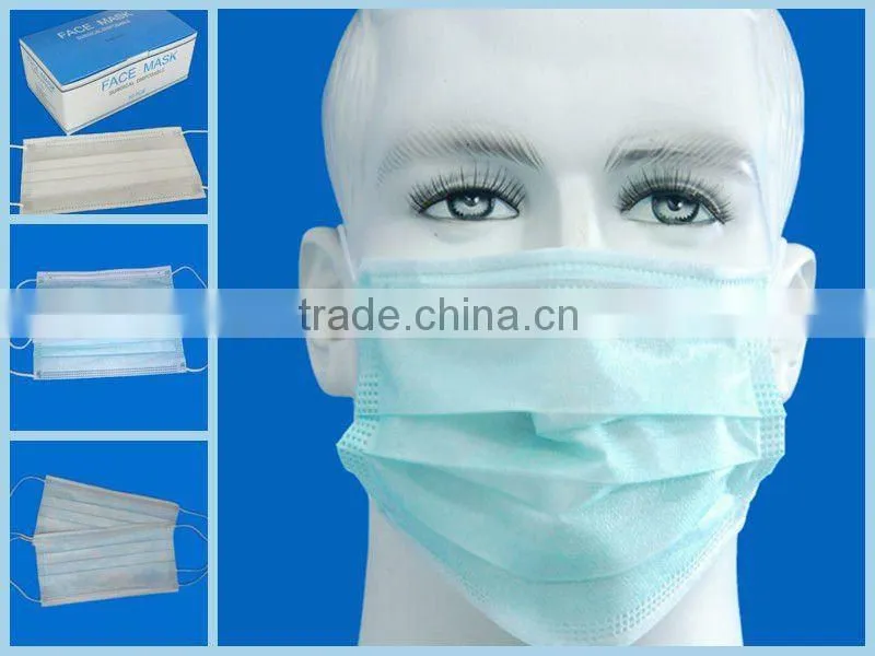 Disposable Medical 3ply Face Mask with Earloop