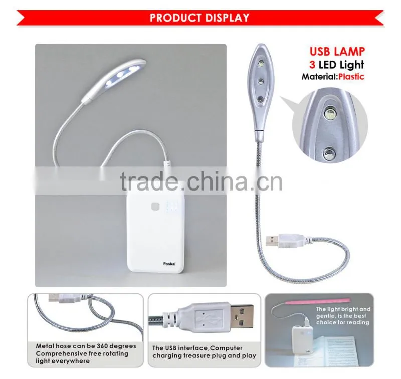 High Quality Plastic USB LED Lamp