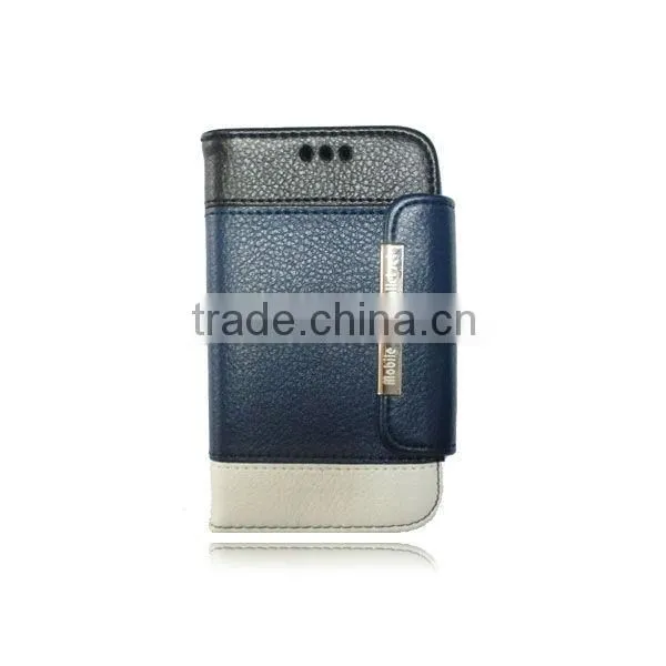 Credit Card Wallet Case for sony LT29i Blue
