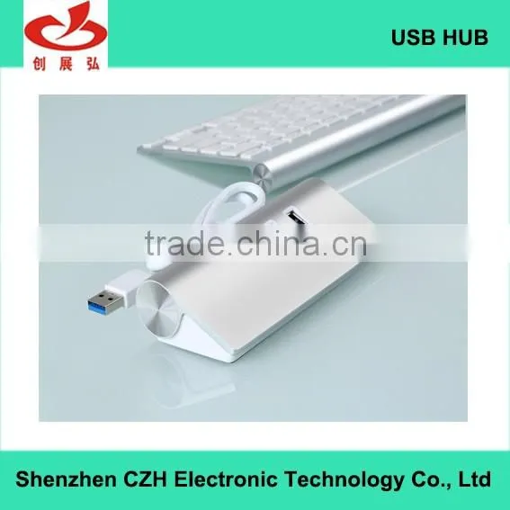 High-performance 3 port usb 3.0 hub with 1 Rj45 Gigabit Ethernet lan port for Mac, MacBook Pro Air