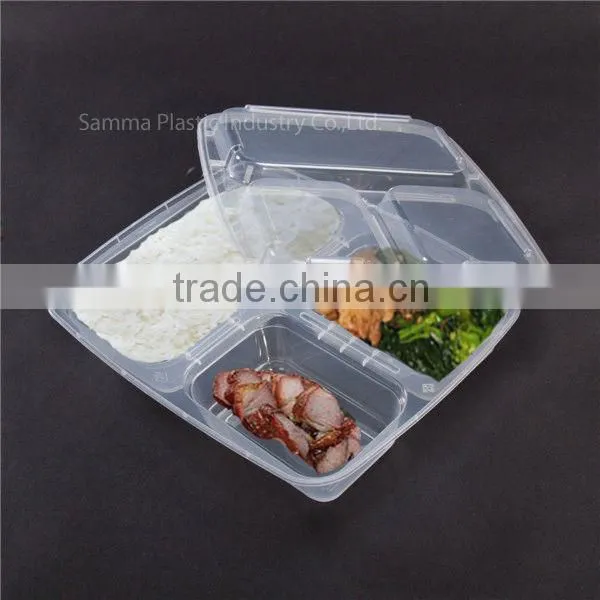 Plastic Disposable Divider Food Tray