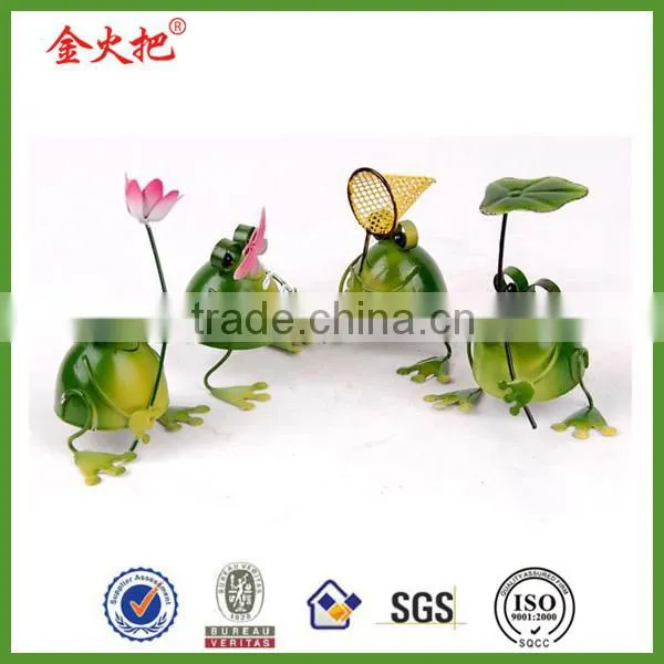 Fusing glass and metal hanging garden decor bird windbell