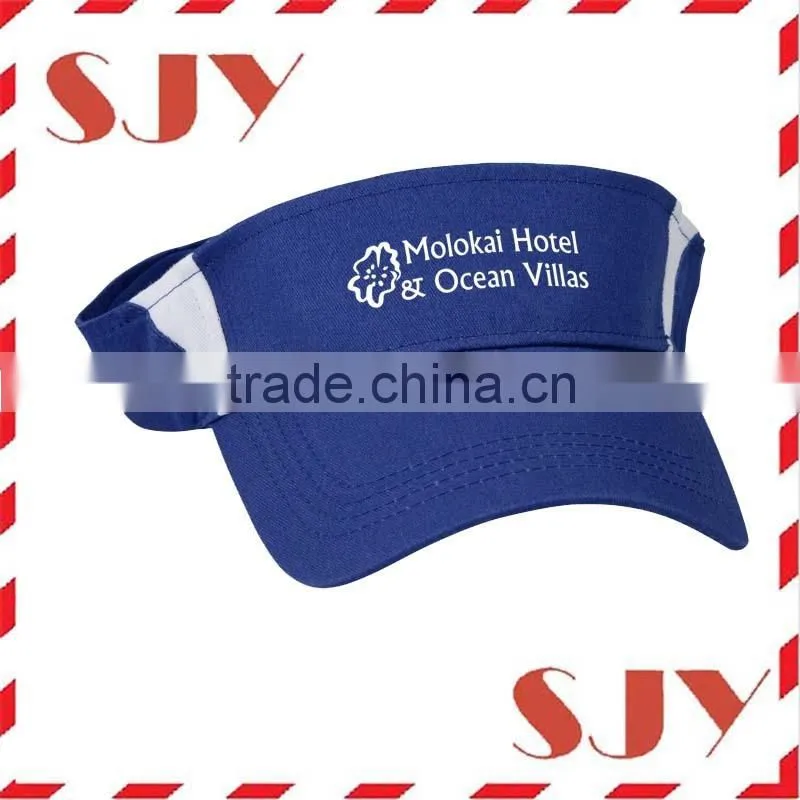 Cheap sun visor hat,elastic back cotton sun visors