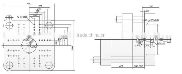 energy saving pipe fitting injection machine HDJS168