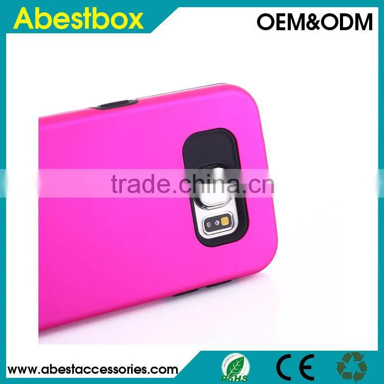 Cobblestone Design TPU+PC Hard Case Shockproof Protective cover cases For Samsung Galaxy S6 G920 Mobile Phone