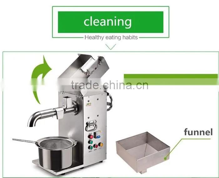 DL-ZYJ10 dulong hottest selling screw cold homemade soybean oil press machine