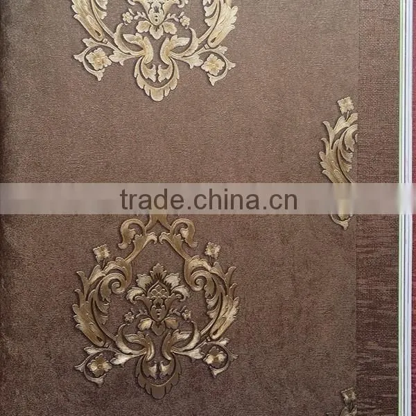 Top quality nice design vinyl wallpaper factory price
