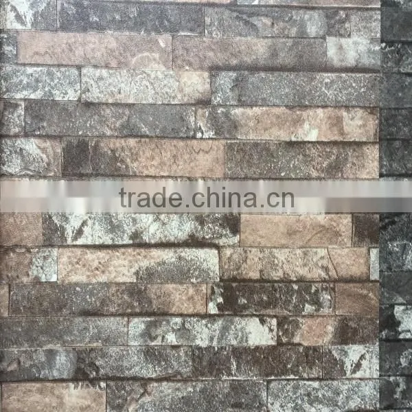 vintage style brick vinyl wallpaper for background wall