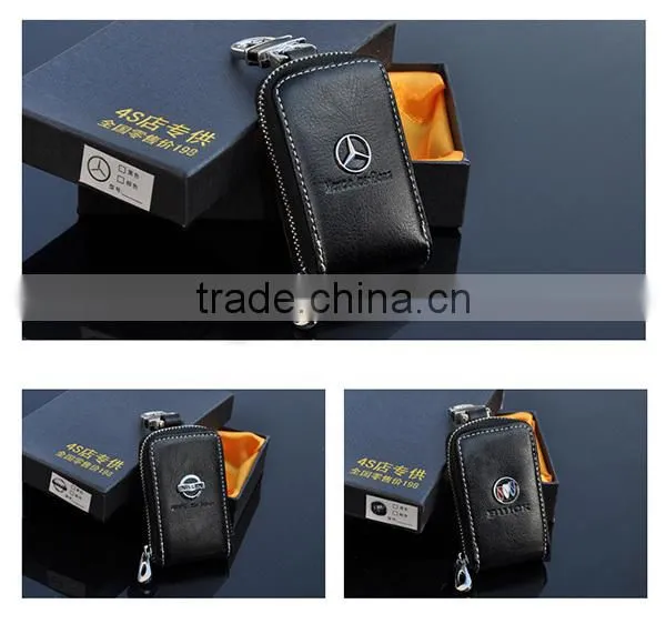 leather car remote key case /key purse
