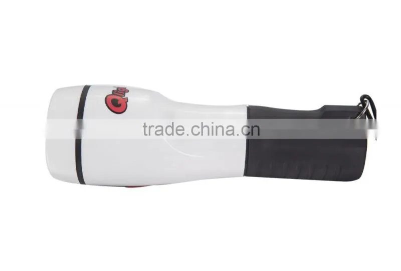 Powerful and cheap led plastic torch flashlight powered by 2*D batteries