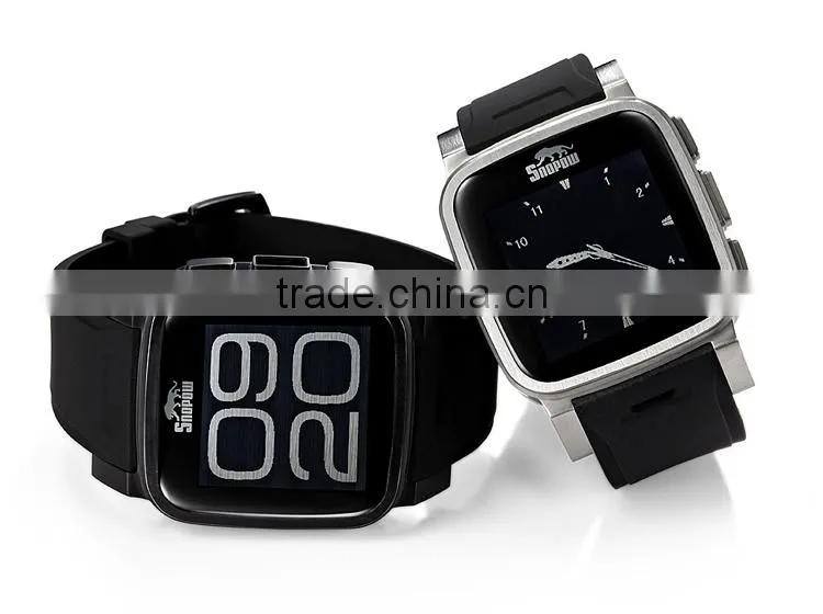 SNOPOW W1 Smartwatch Latest Wrist Watch Mobile Phone With MTK6260A 128MB RAM 64MB ROM 2MP Camera IP68 Waterproof Smartwatch
