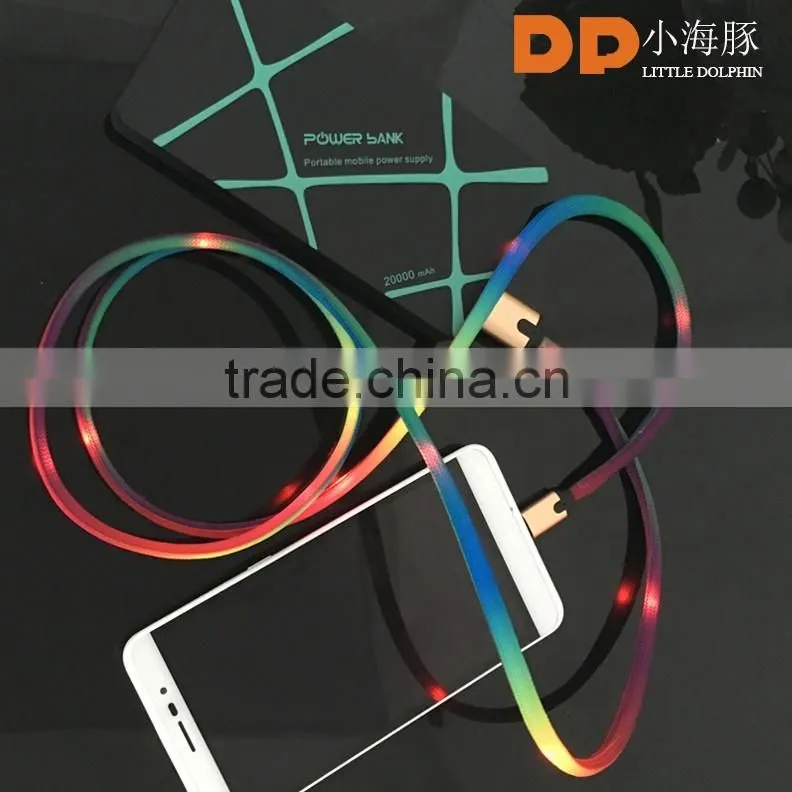 Fast charging cable shoelace micro usb cable charger usb cable for cellphone