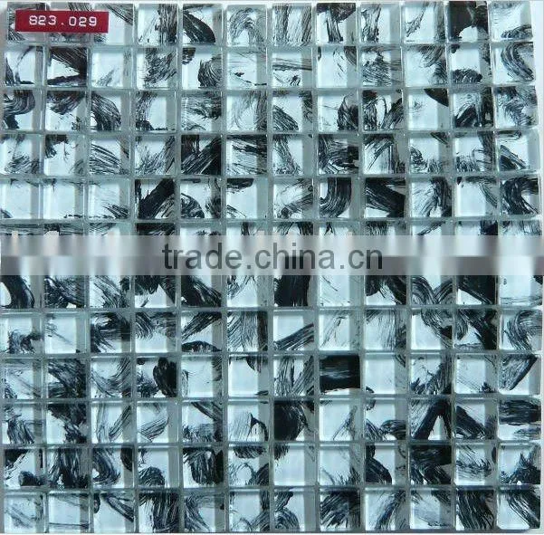 red backsplash tile