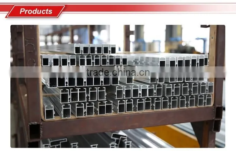 6063-T5 PVDF aluminum extrusion profile for casement window sliding window
