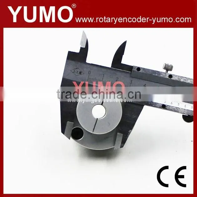 YUMO 10X10 Dia 50mm L 51 Cost-effective Single Disc Rotary Encoder aluminum alloy Couplings
