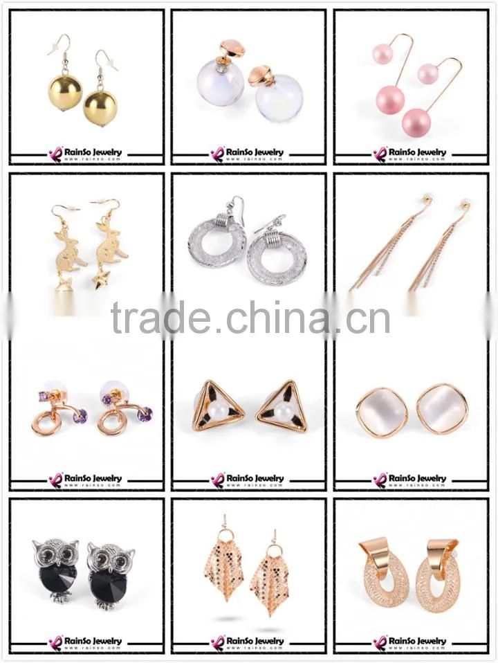 Dream Bottle Resin Balls Double Sided Earrings