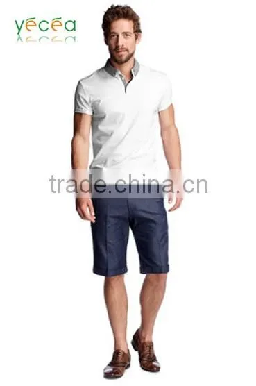 2016 New colorful 100%cotton fashionable single leisure breathable outdoor POLO shirt for men wholesale