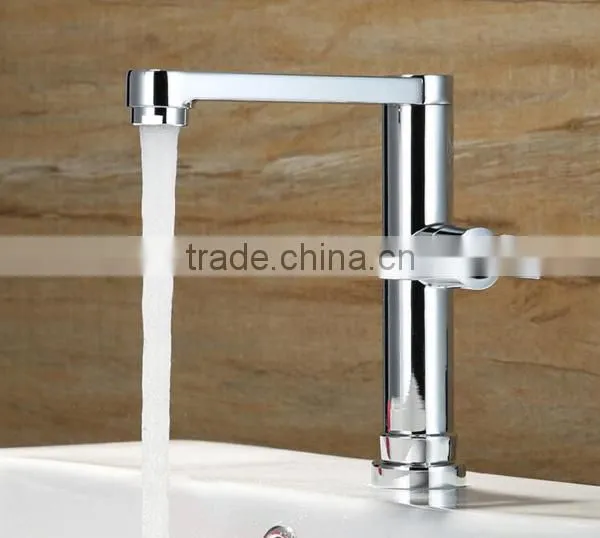 Fashionable Brass Chromed Single Handle bath mixer taps, faucet bathroom basin tap