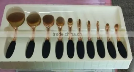 6pcs makeup brushes,fashion red makeup brush set