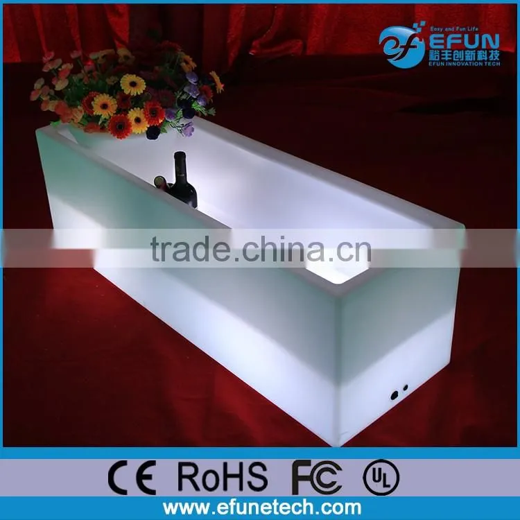 bar/nightclub/party battery operated decorating led illuminated rgb color changed ice chest