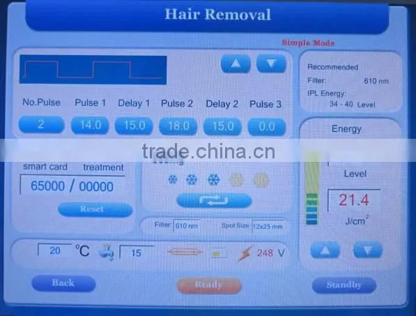 IPL SHR with RF for hair removal and skin rejuvenation