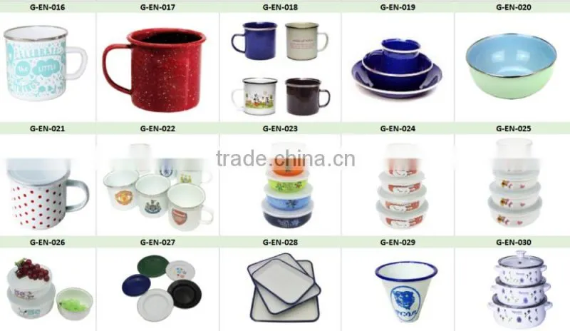GRS 3 pcs enamel pot set.Enamel Cookware set .