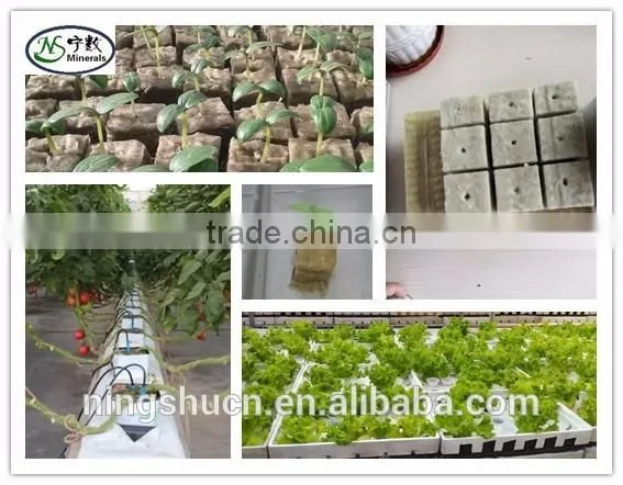 hydroponic grow media rock wool for vertical garden tower