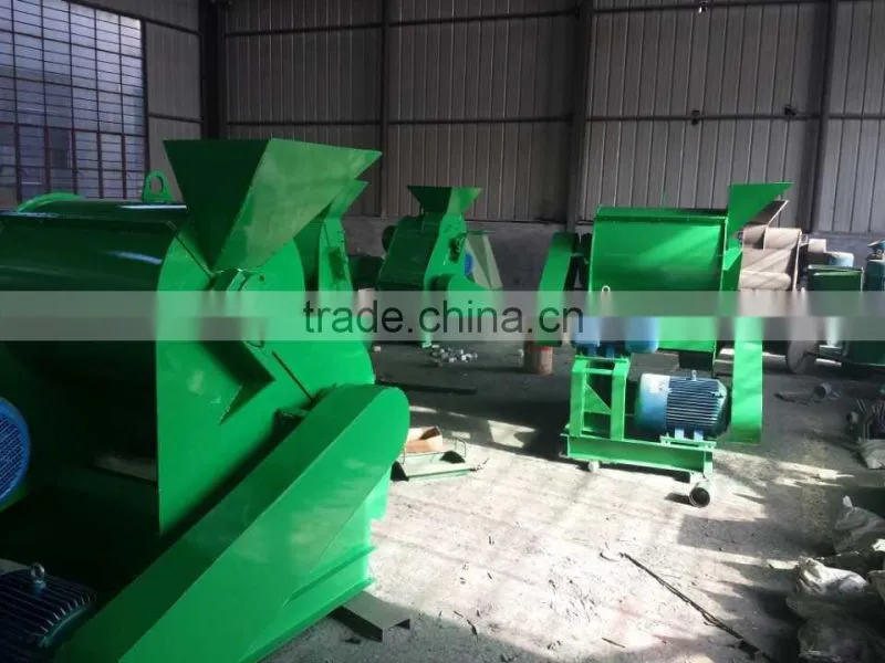 Poultry manure cattle cow manure crushing machine fertilizer crusher for sale