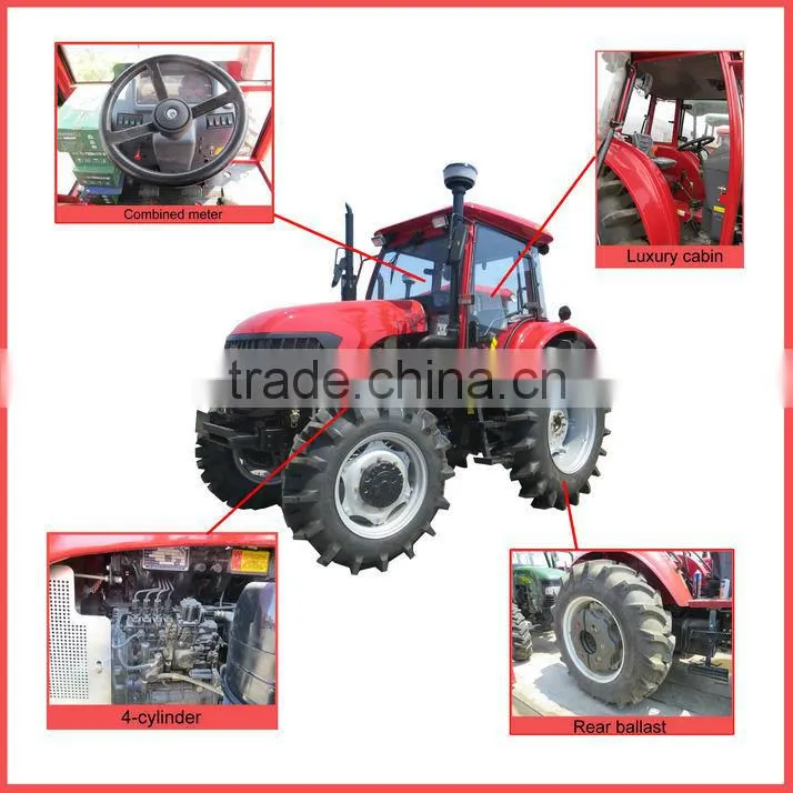 YTO tractor with 4in1 front end loader