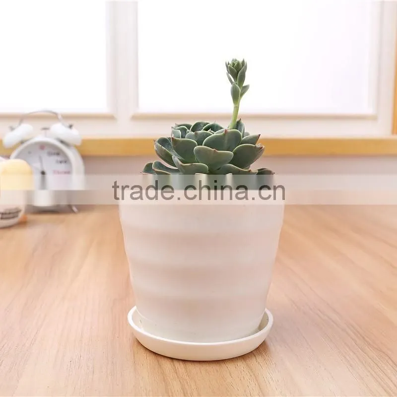 Familiar with ODM design cheap economic plastic flower pot