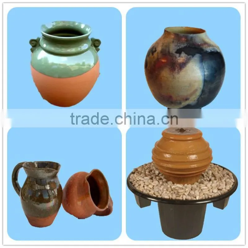 Flat Koronios Terracotta Water Feature portable fire pit