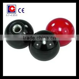 Red and black ball knobs