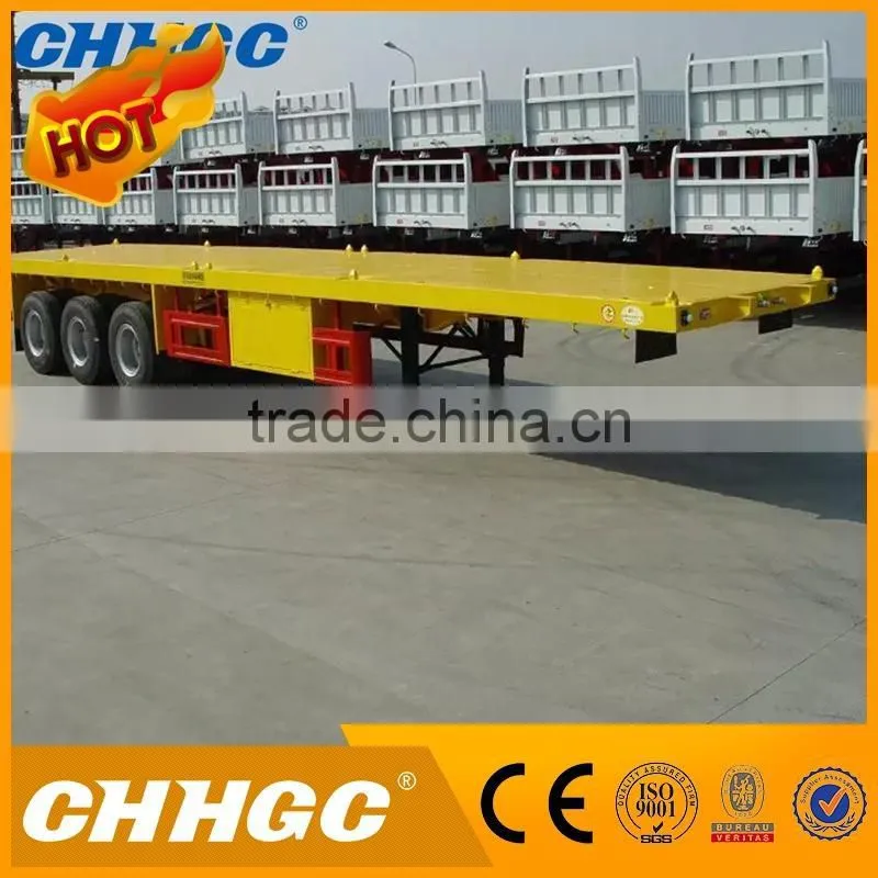 LOW PRICE flatbed trailer for pipe transport for wholesales