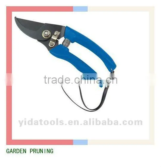 8" stainless steel bypass garden tree scissors