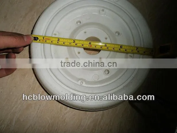 OEM BLOW MOLDING plastic toy wheels Big plastic hub toy cart wheel on sale