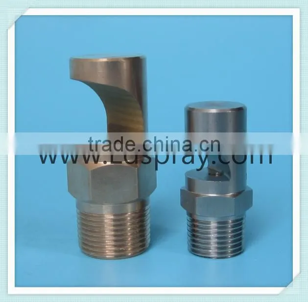 1/8"-1" K wide angle NPT or BSPT brass water curtain flood flat jet nozzle