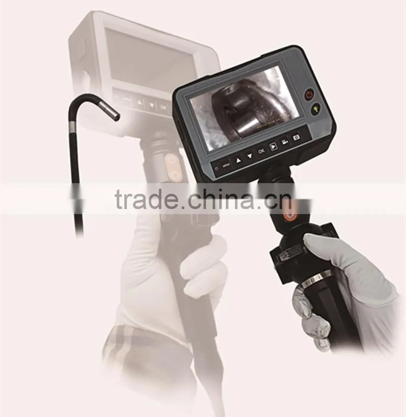 2016 new industrial endoscope 4ways articulating video borescope with lens 3mm
