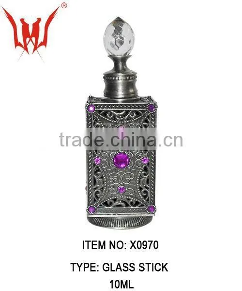 2014 New Golden Arabia Bottles For Perfume With Ornament