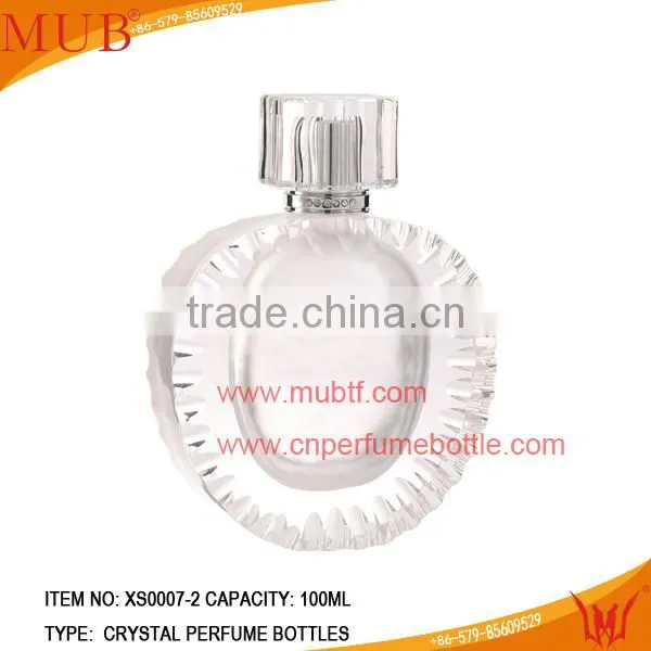 100ml empty crystal perfume bottles with pineapple shaped