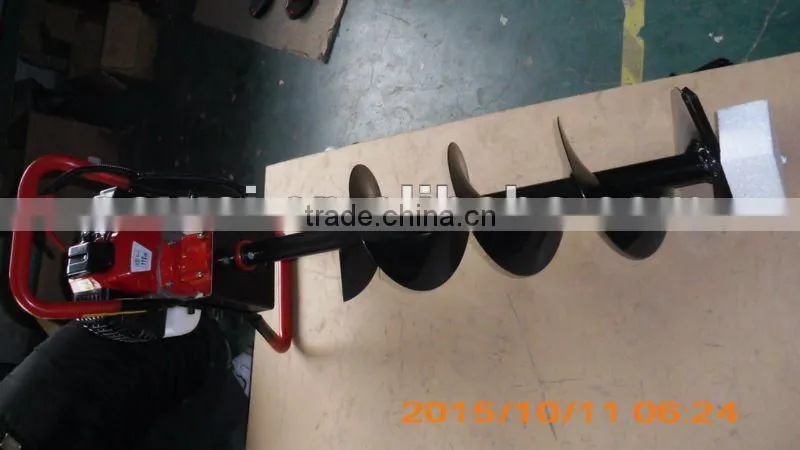 ground hole drilling machines 52cc with 100mm/200mm/300mm drill bit