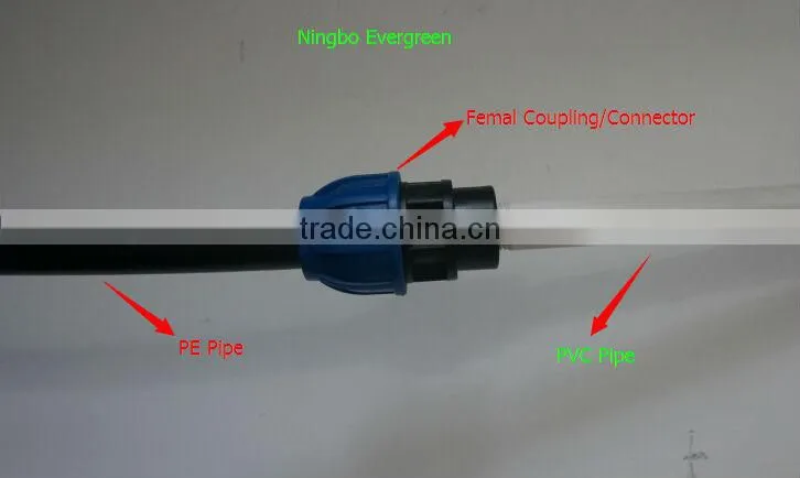 16mm-110mm pp compression fitting equal tee