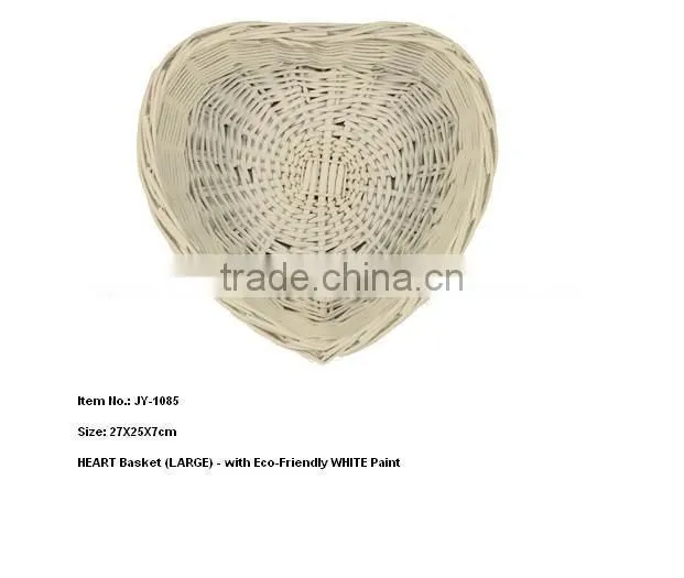 2014 empty cheap wicker fruit display basket for decor wholesale